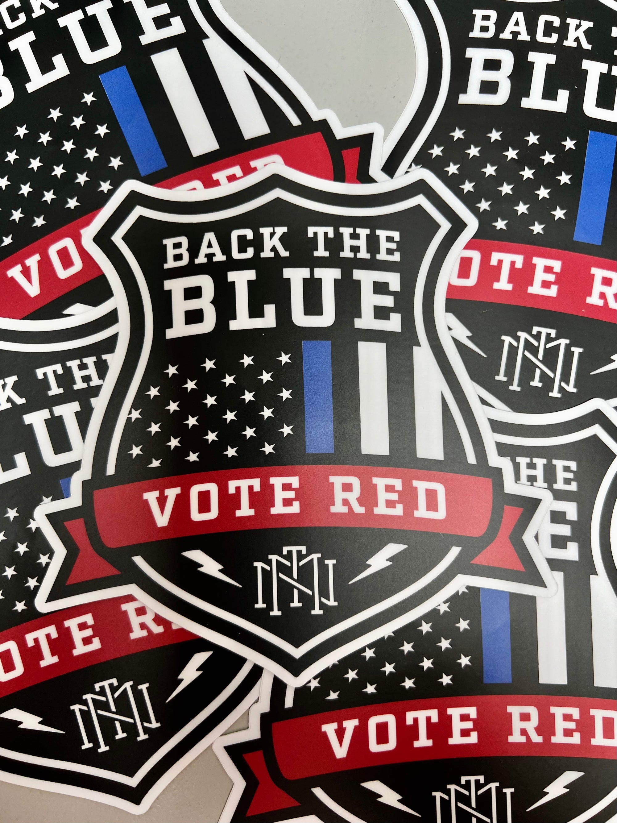 Back The Blue-Decal