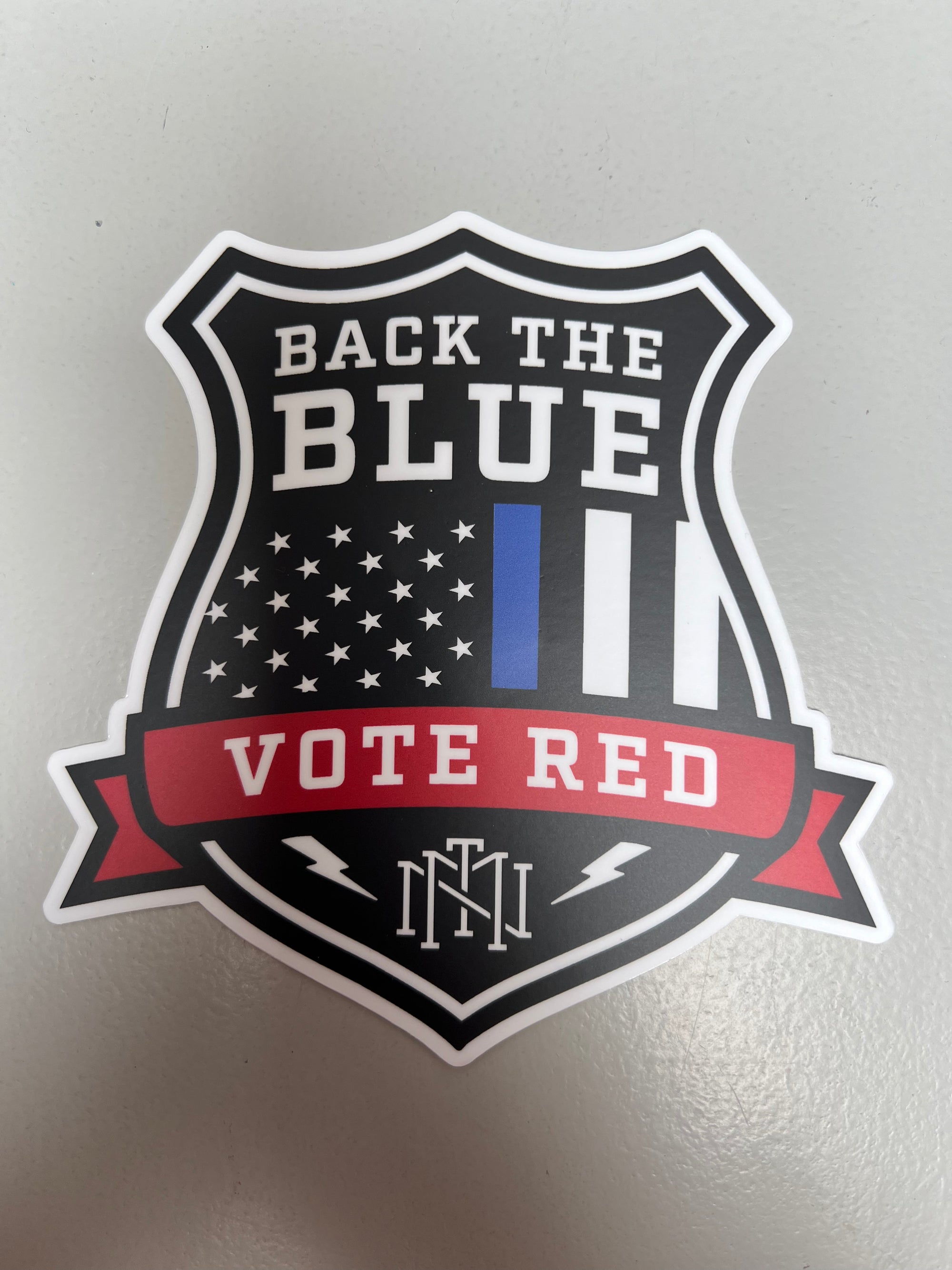 Back The Blue-Decal