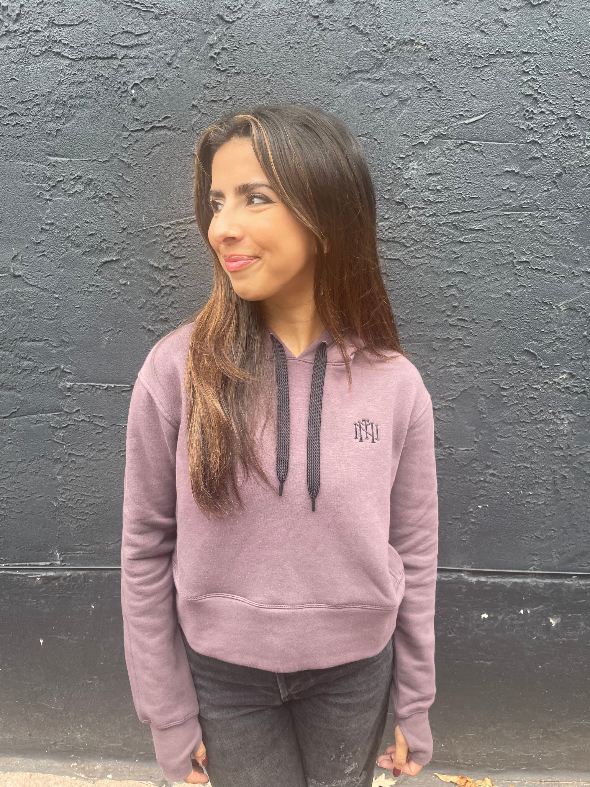 Luxe Cropped Hoodie