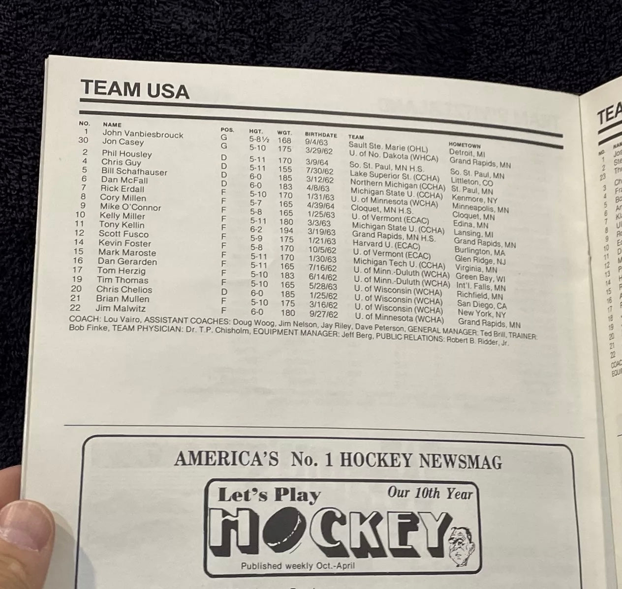 World Junior Hockey Championship &#39;82