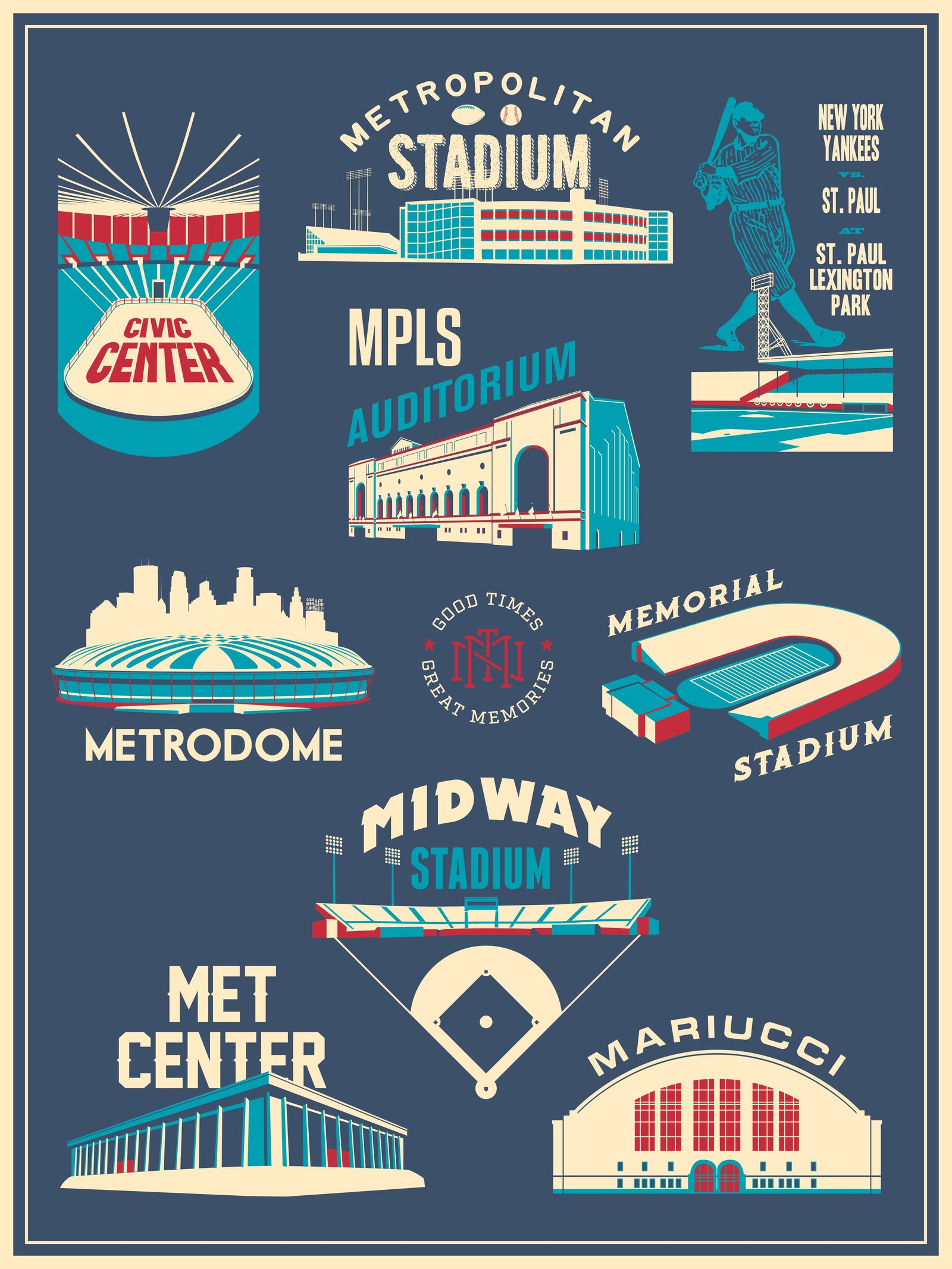 Stadiums Print