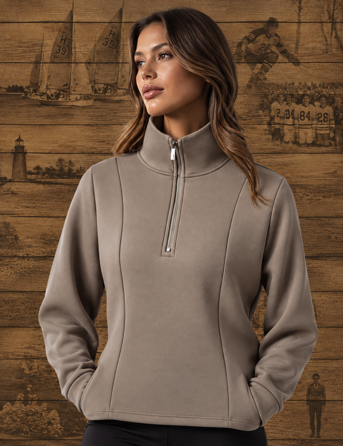 LuxBreak Half-Zip Pullover