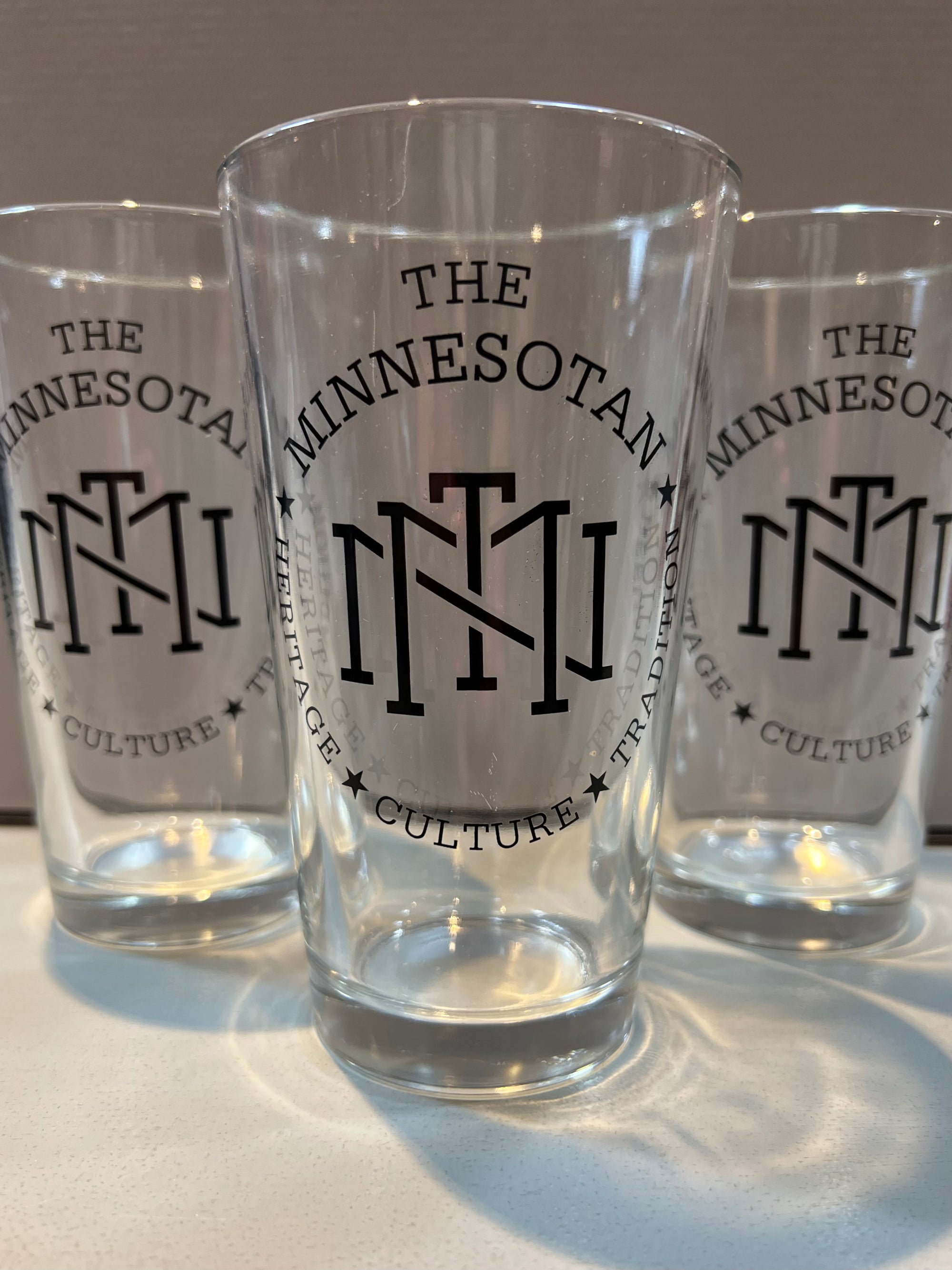 The Minnesotan Pint Glass