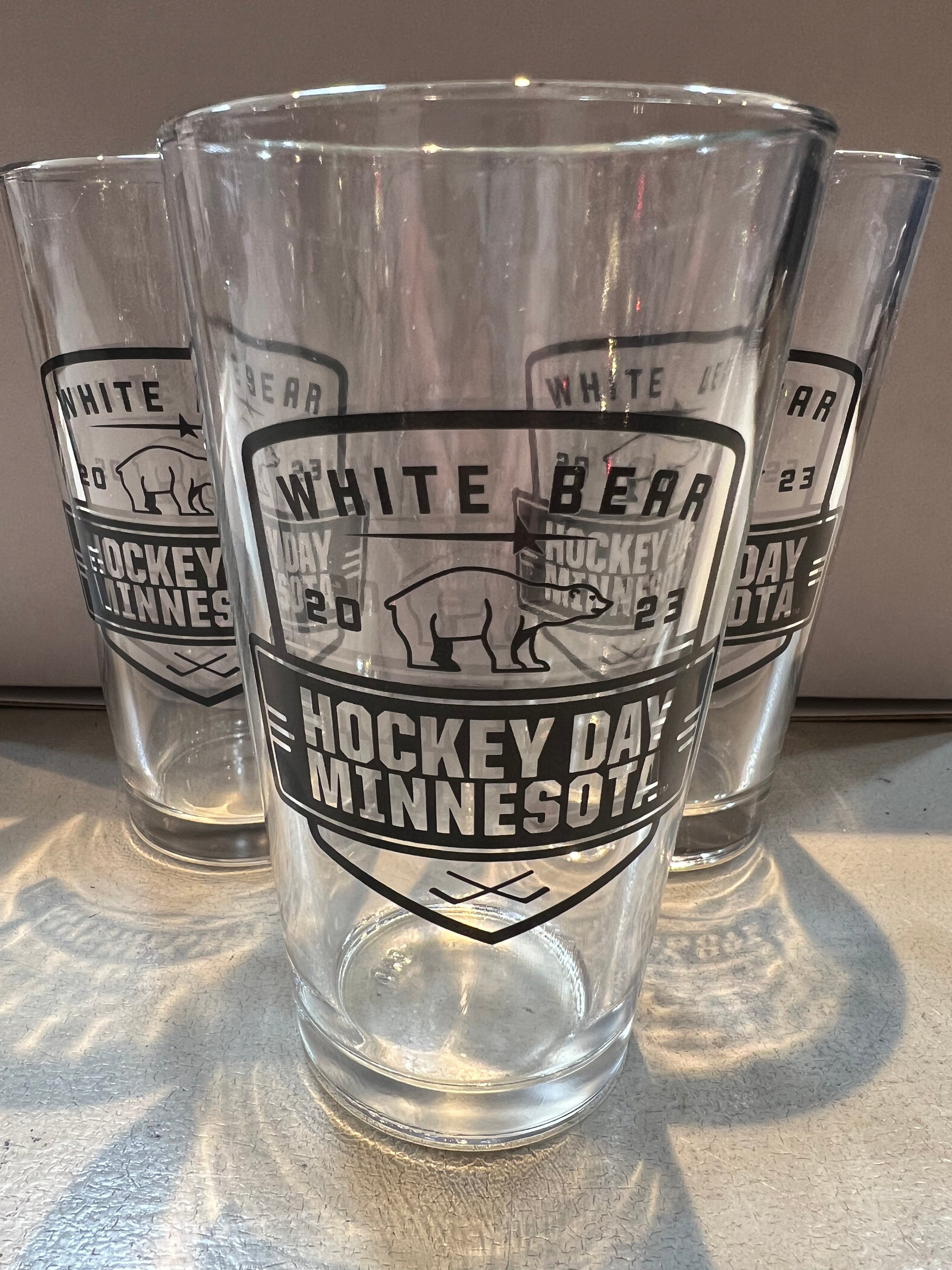 Hockey Day MN-Pint Glass
