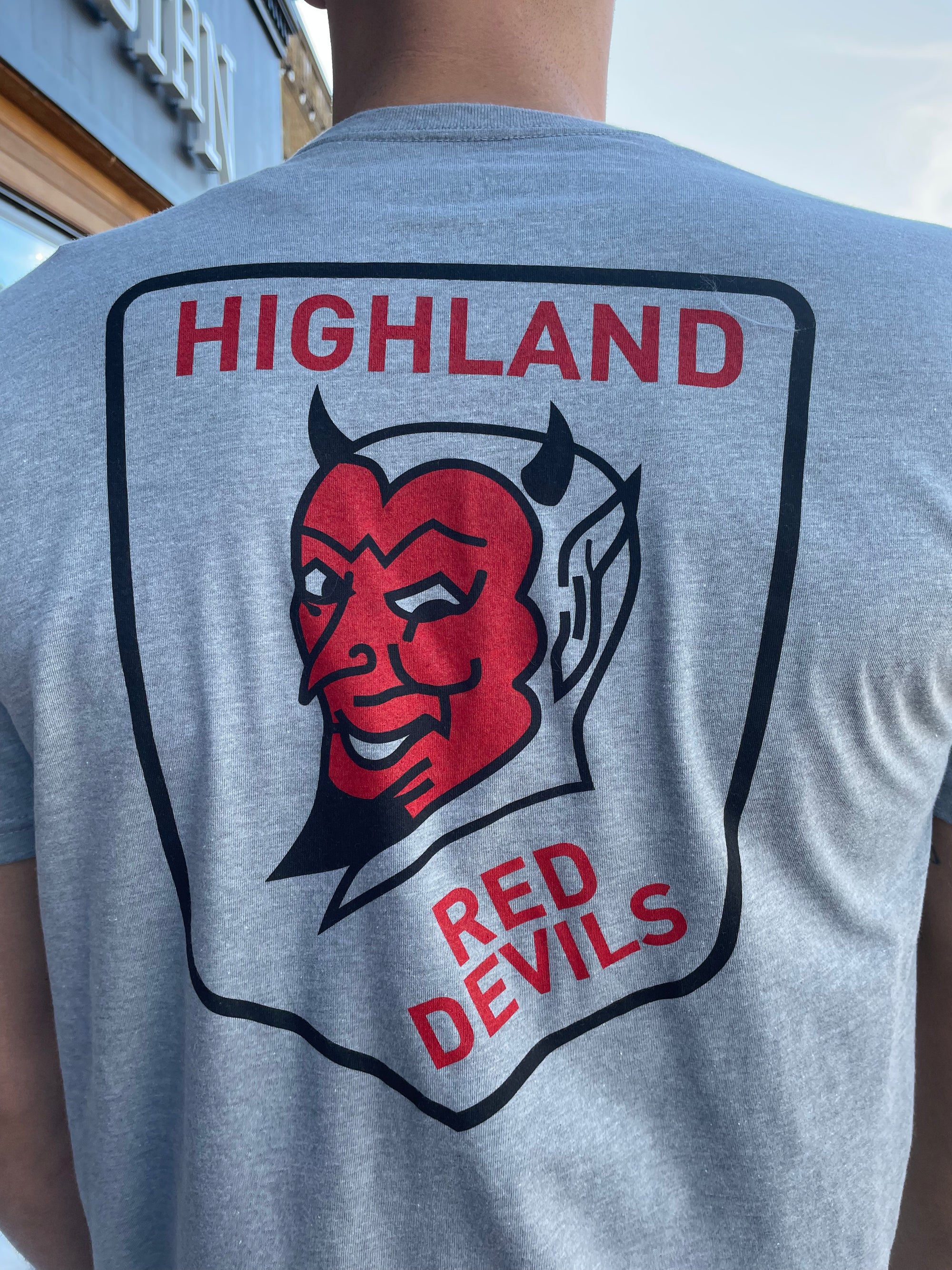 Red devil tee shirt 2025